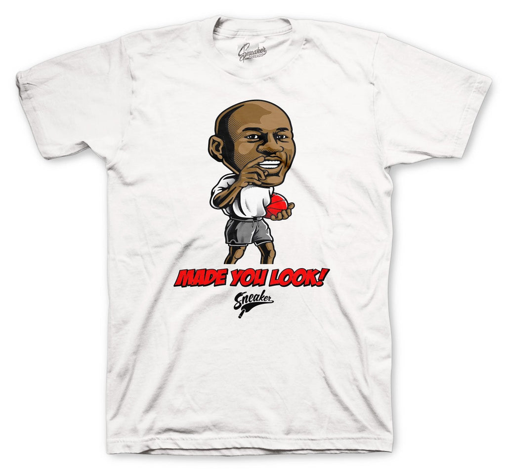 Retro 12 Dark Grey Made you Look Shirt