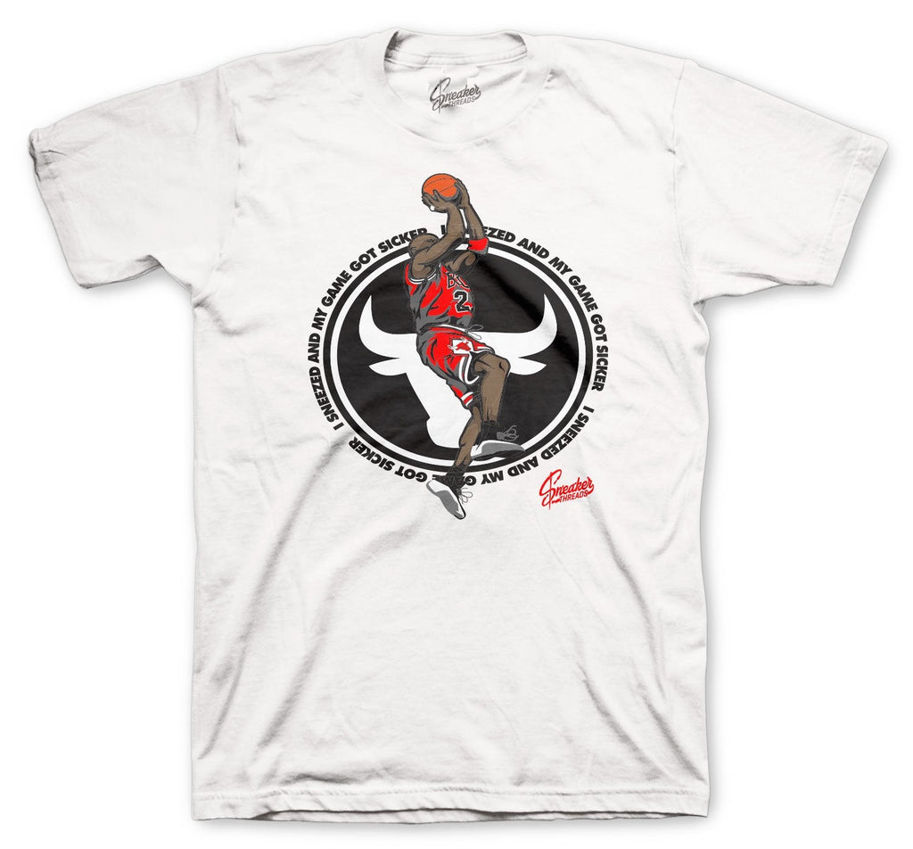 Retro 12 Dark Grey Sicker Game Shirt