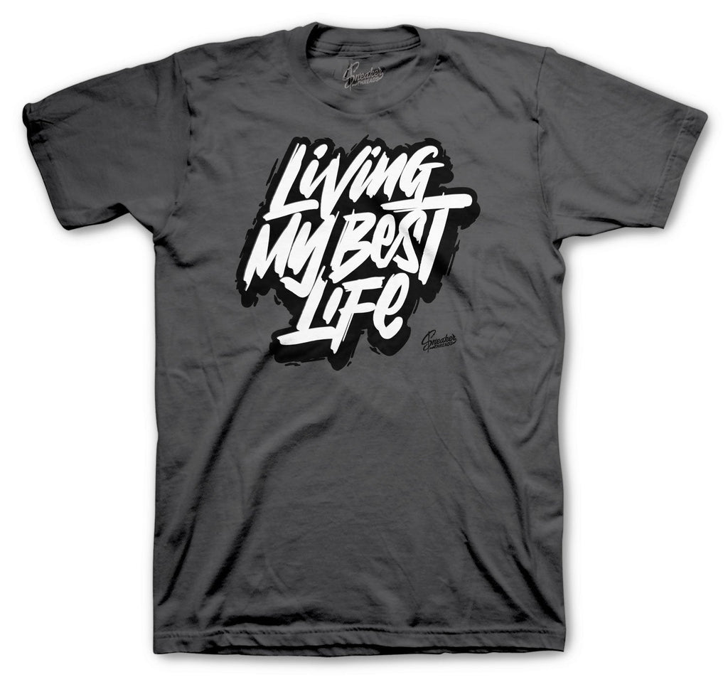 Retro 12 Dark Grey Living Life Shirt