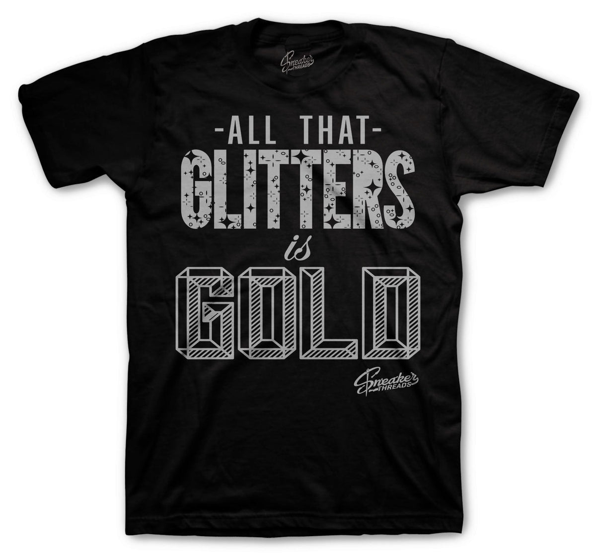 Retro 11 Metallic Silver Glitters Shirt