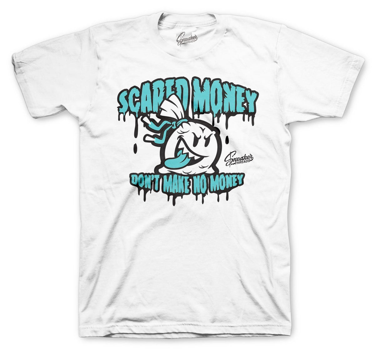 Retro 5 Island Green Scared Money Shirt