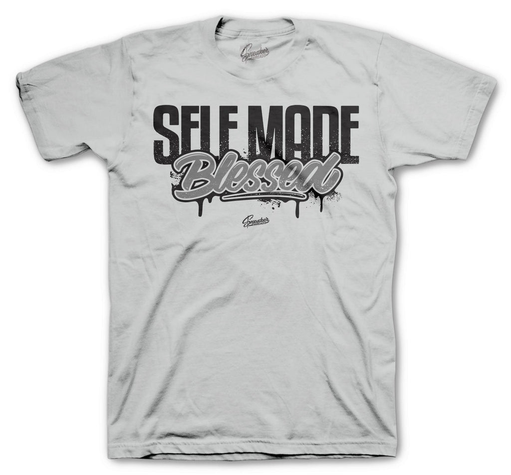 Retro 11 Metallic Silver Self Made Shirt