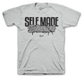 Retro 11 Metallic Silver Self Made Shirt