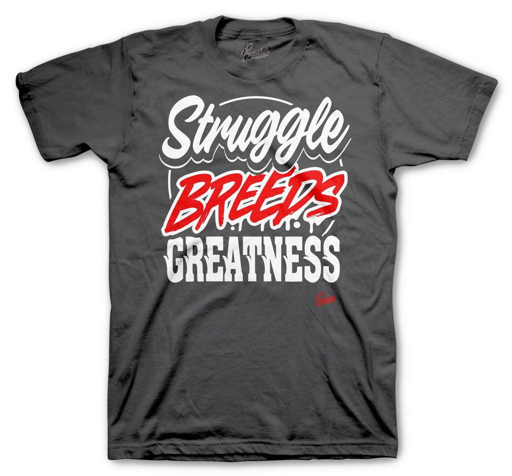 Retro 12 Dark Grey Struggle Breeds Shirt