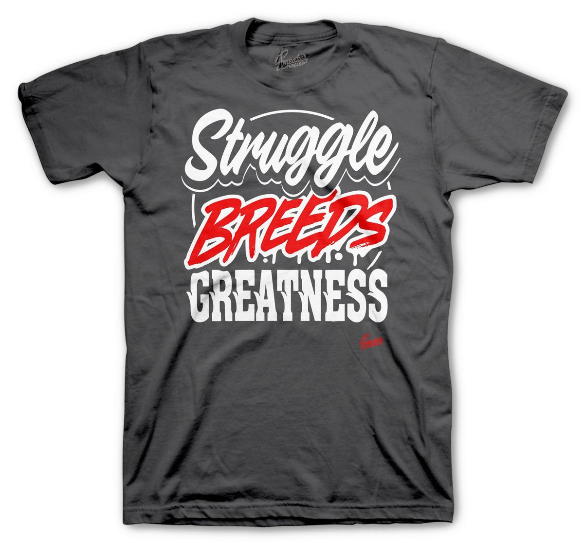 Retro 12 Dark Grey Struggle Breeds Shirt