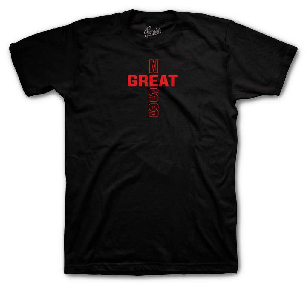 Retro 14 Quilted  Greatness Cross Shirt