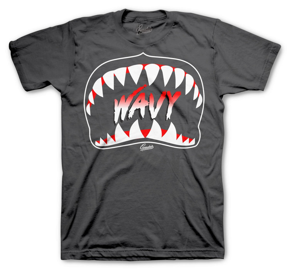 Retro 12 Dark Grey Wavy Shirt