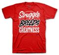 Retro 9 Gym Red Struggle Breeds Shirt