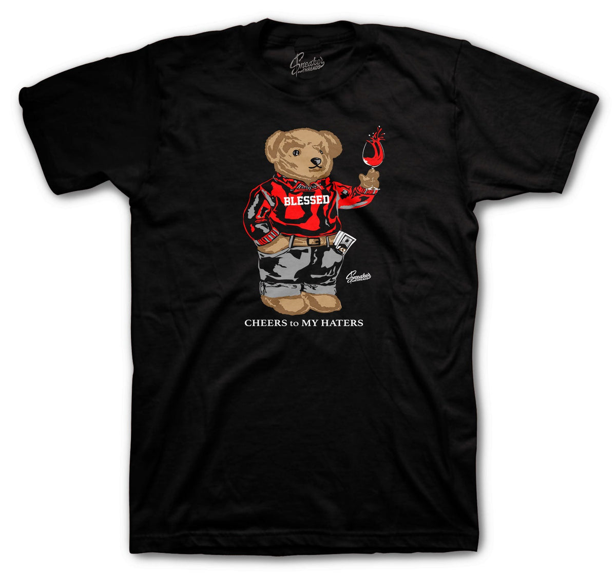Retro 14 Quilted  Cheers Bear Shirt