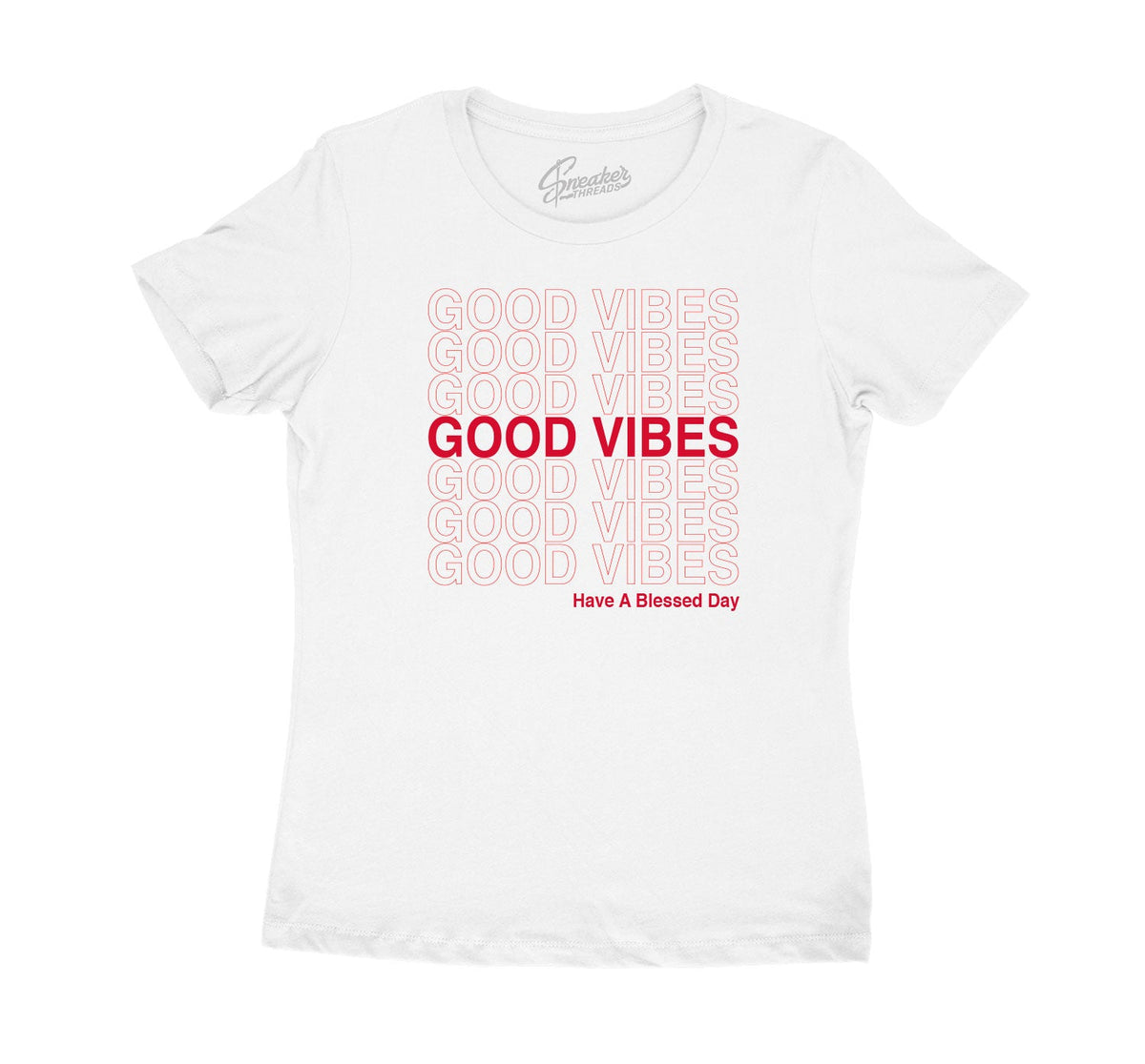 Womens - Gym Red 9 Blessed Day Shirt