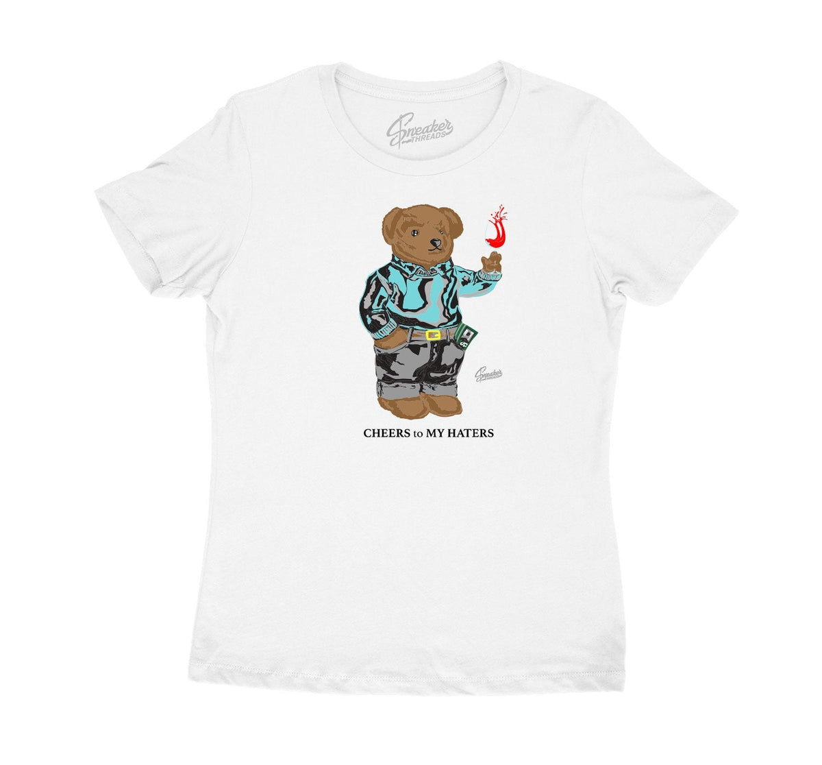 Womens - Island Green 13 Cheers Bear Shirt