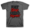 Retro 14 Quilted  Repeat Shirt