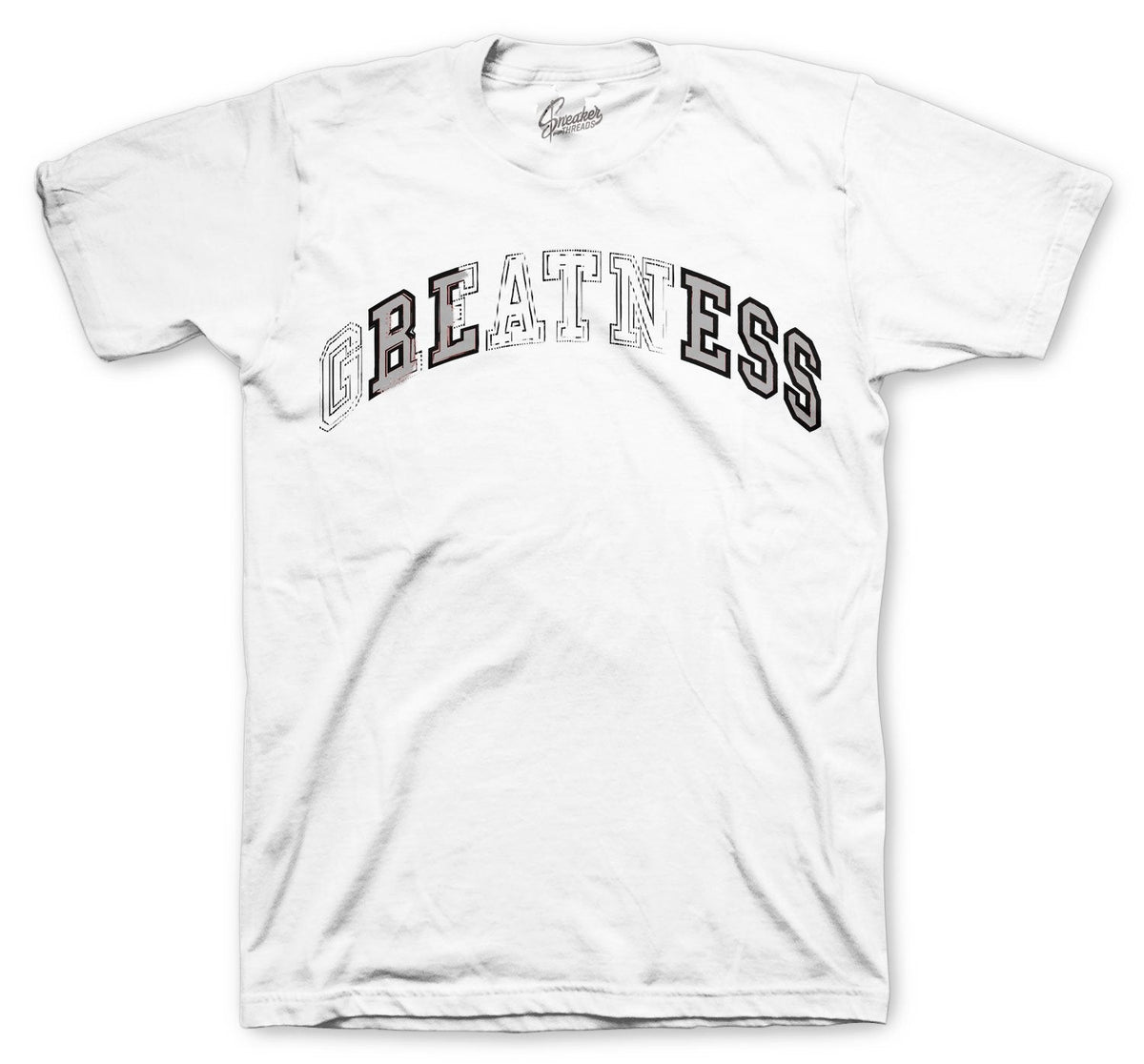 Retro 11 Metallic Silver Stitched Shirt