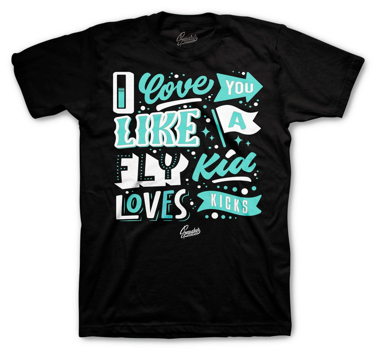 Retro 5 Island Green I Love Kicks Shirt