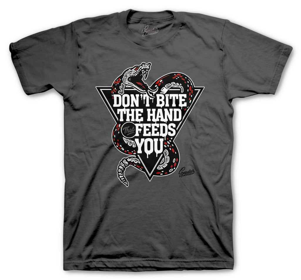 Retro 12 Dark Grey Hand that Feeds Shirt
