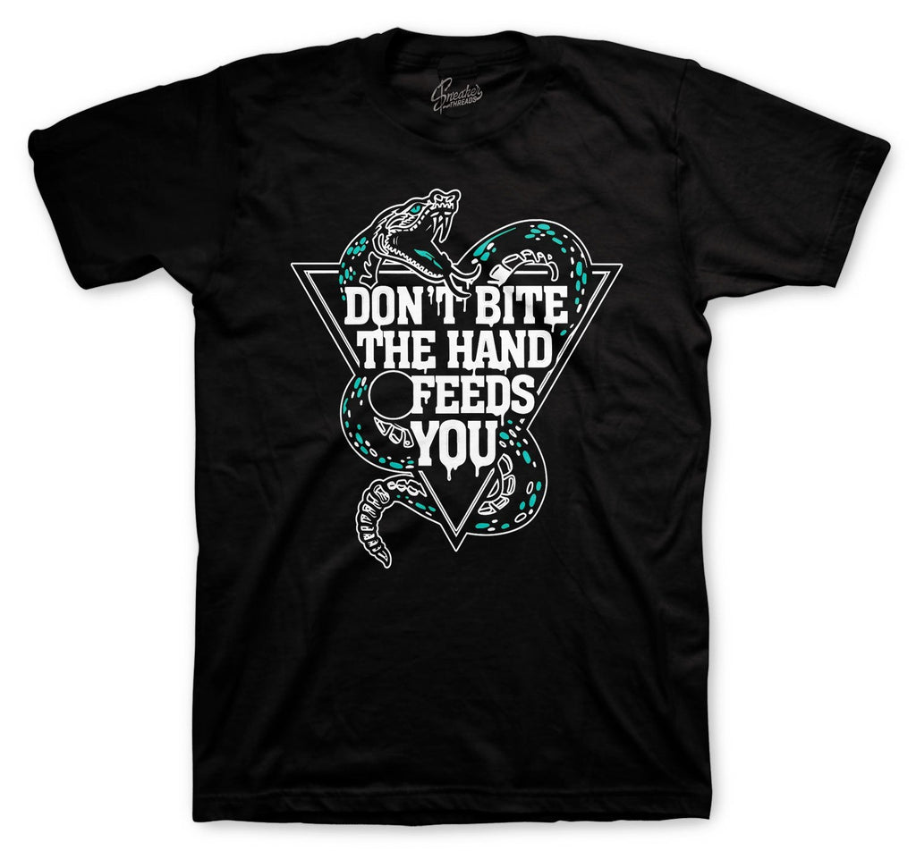 Retro 5 Island Green Hand that Feeds Shirt