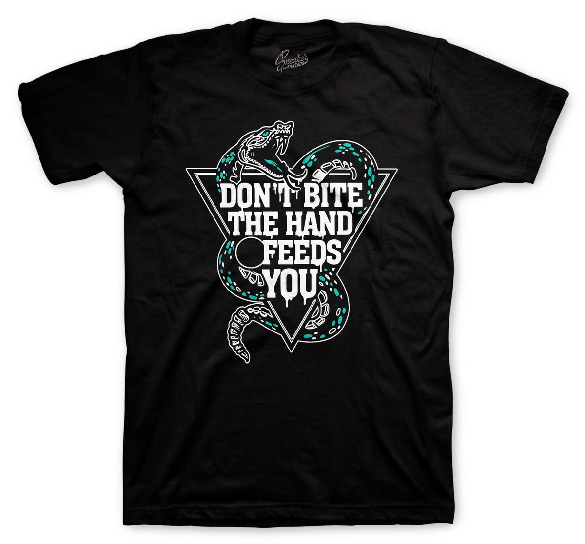 Retro 5 Island Green Hand that Feeds Shirt