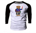 Retro 4 What The Four Cheers Bear Raglan