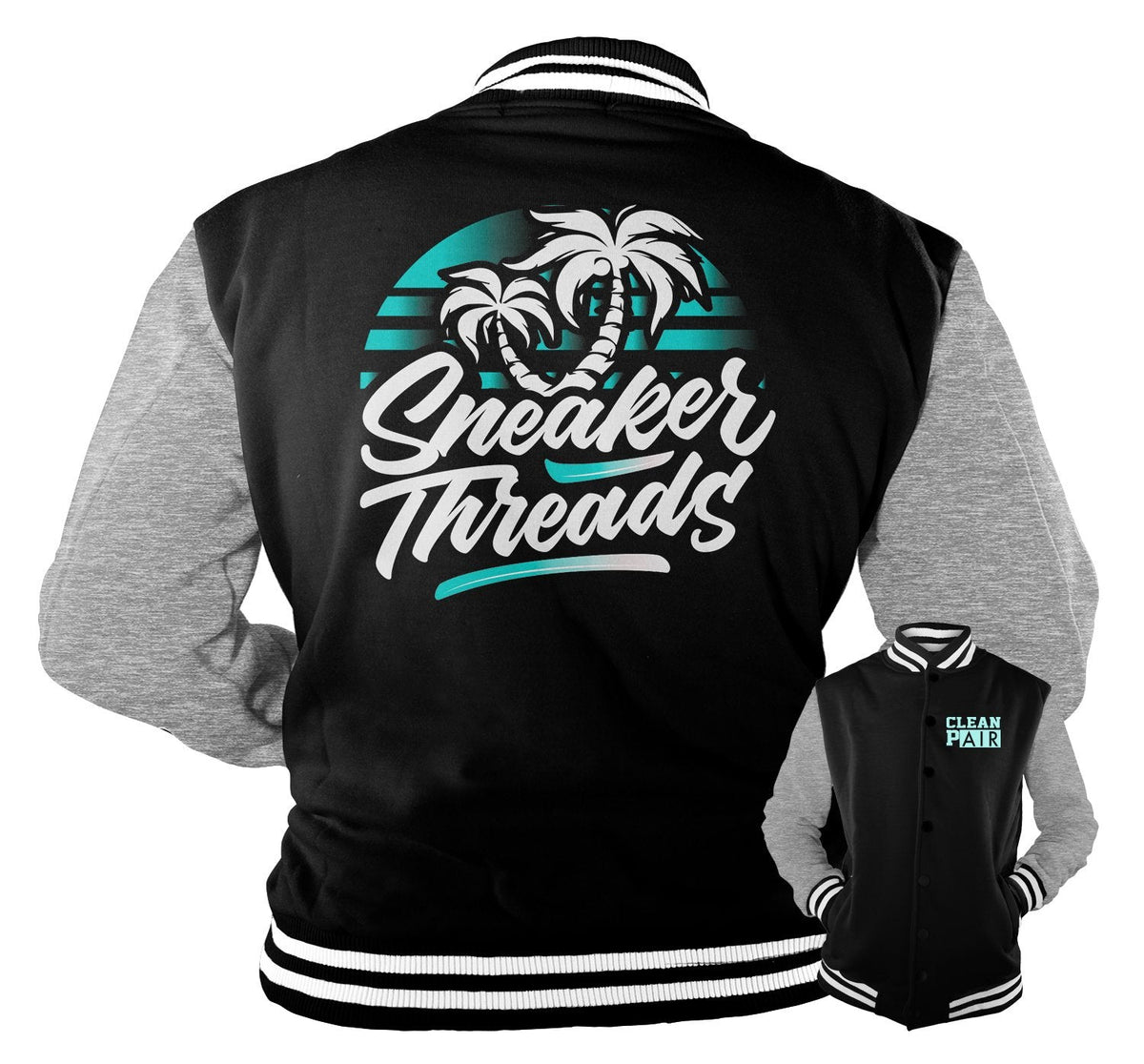Retro 5 Island Green ST Palms Jacket