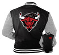 Retro 12 Dark Grey Rasta Bull Jacket
