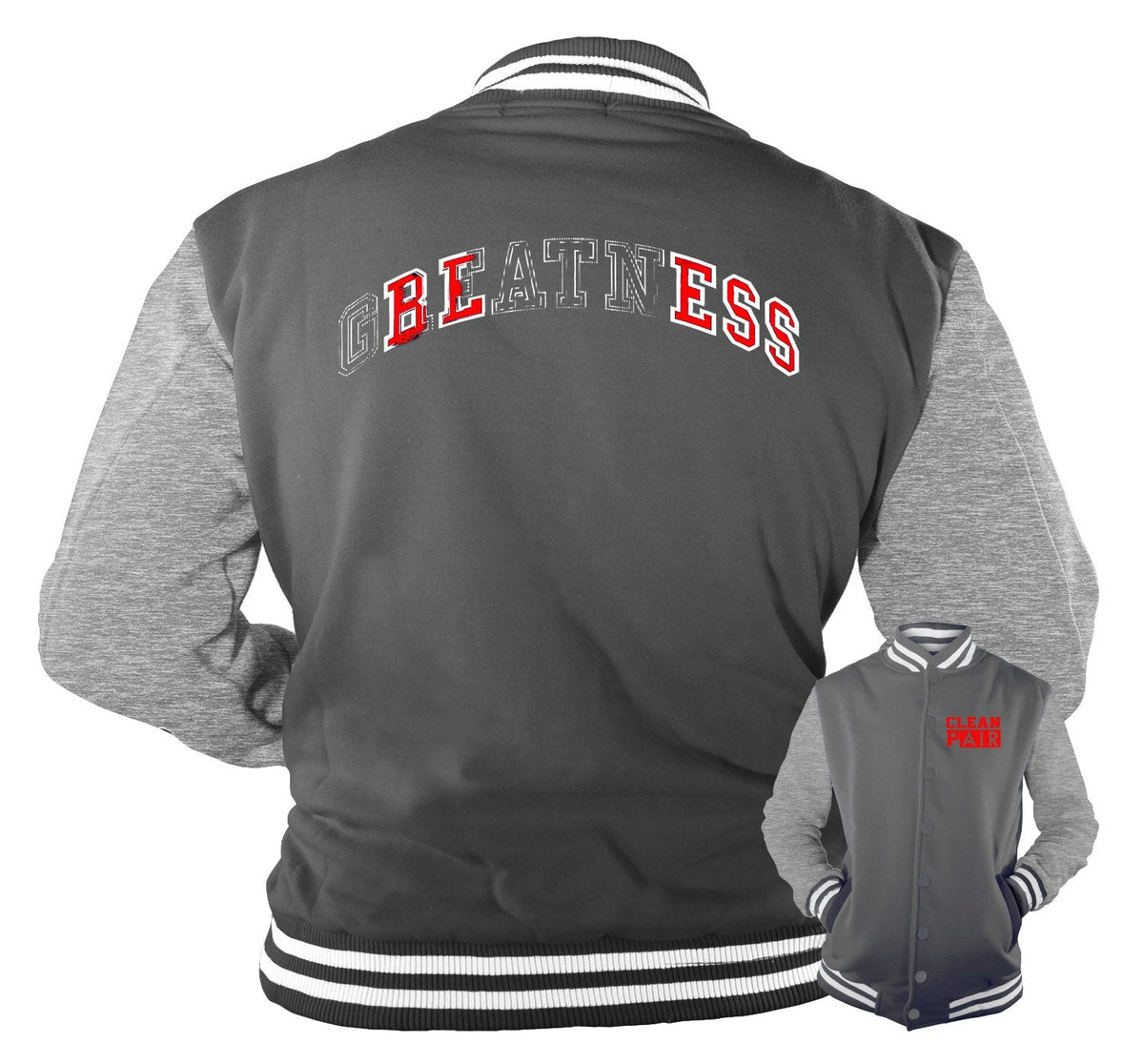 Retro 12 Dark Grey Stitched Jacket