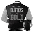 Retro 11 Metallic Silver Glitters Jacket