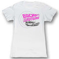 Junior's Back To The Future Checkers T-Shirt product image 1
