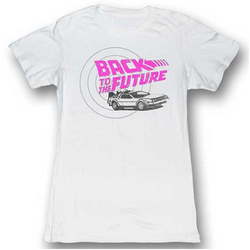 Junior's Back To The Future Checkers T-Shirt product image 1