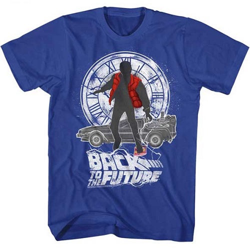 Men's Back To The Future Silhouette Collage Tee product image 1