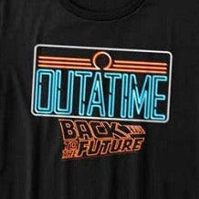 Junior's Back To The Future Neon T-Shirt product image 2