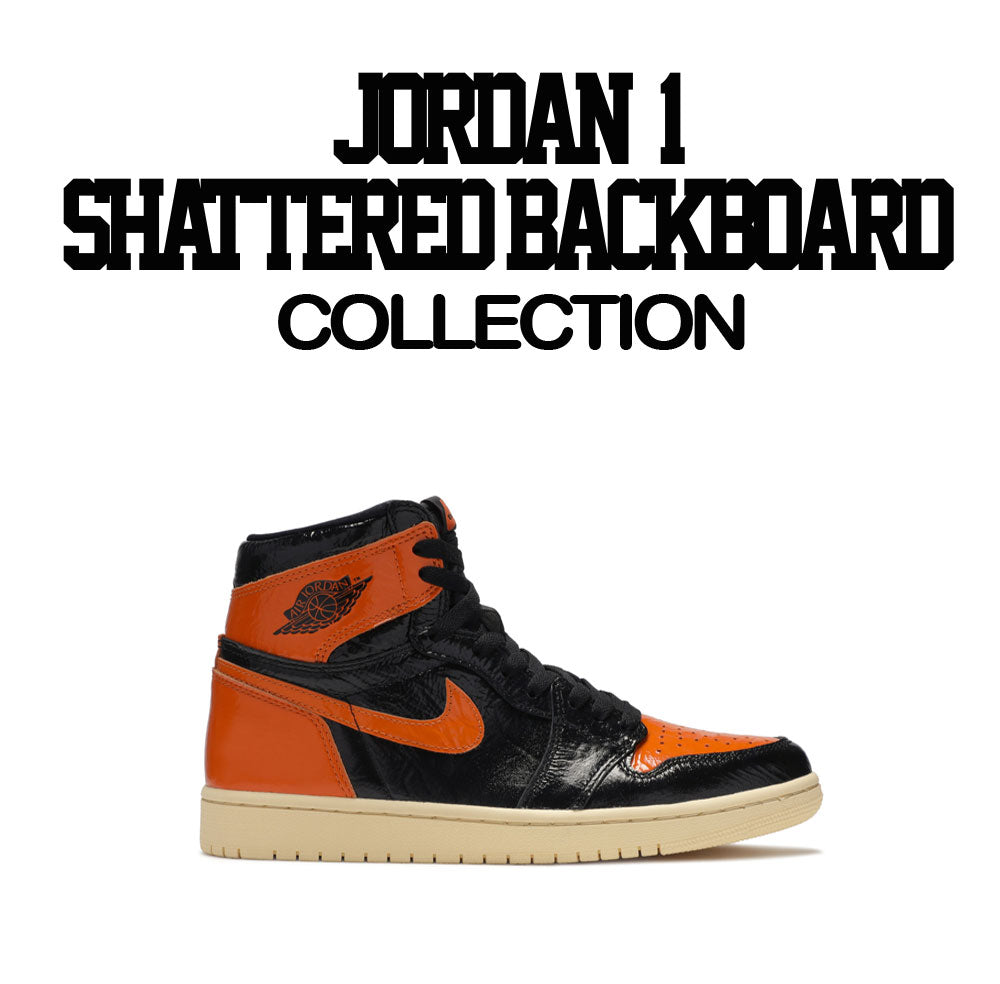 Retro 1 Shattered Backboard Stitched Shirt