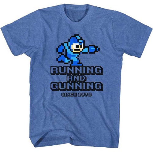 Mega Man Running And Gunning T-Shirt product image 1