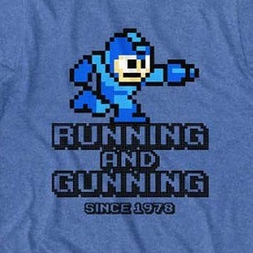 Mega Man Running And Gunning T-Shirt product image 2