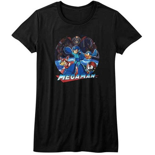Junior's Mega Man Megaman Collage Tee product image 1