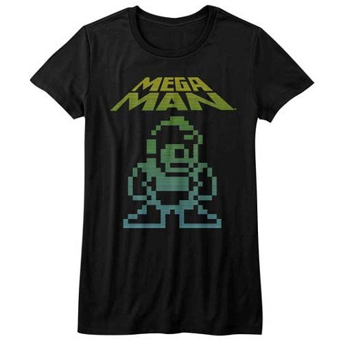 Junior's Mega Man Pixel T-Shirt product image 1