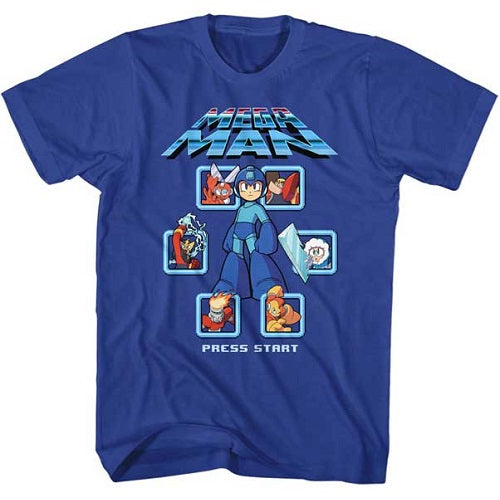 Mega Man Mm1 Select Screen Remix T-Shirt product image 1