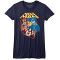 Junior's Mega Man Flat Colors T-Shirt product image 1