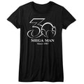 Junior's Mega Man 30Th Bw T-Shirt product image 1