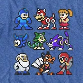 Mega Man The Cast T-Shirt product image 2