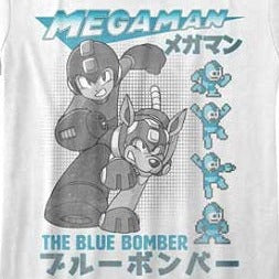 Junior's Mega Man Blue Bomber T-Shirt product image 2