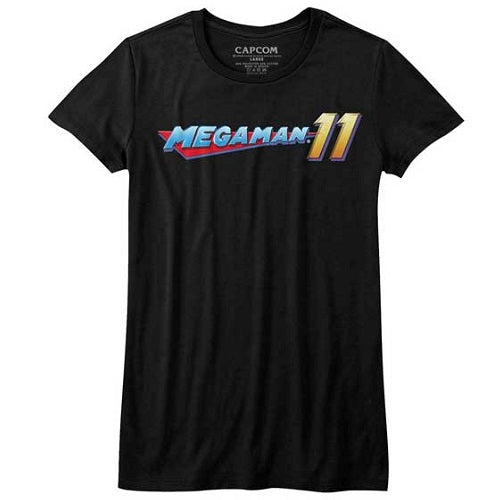Junior's Mega Man Logo T-Shirt product image 1
