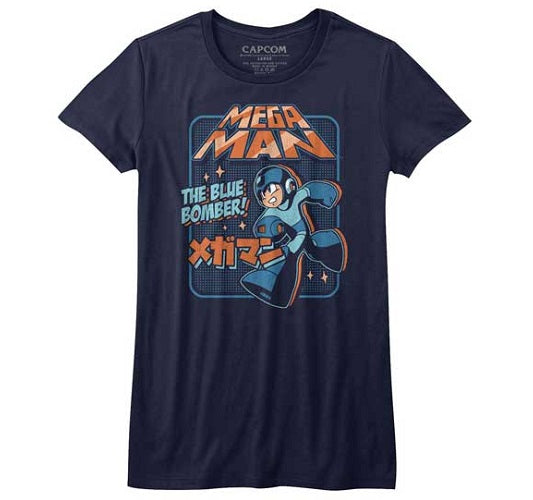 Junior's Mega Man Graphic Blue Bomber T-Shirt product image 1