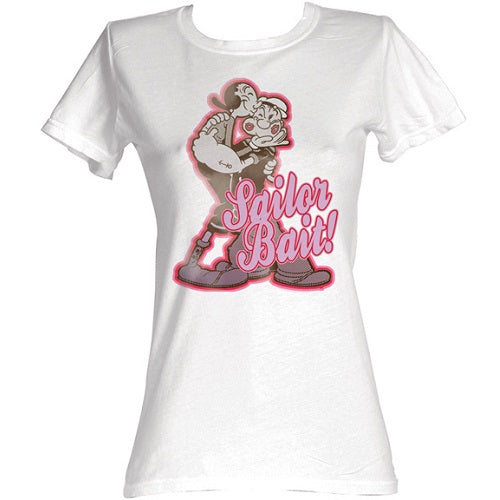 Junior's Popeye Sailor Bait Tee product image 1