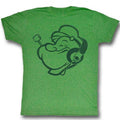 Popeye Headphones T-Shirt product image 1