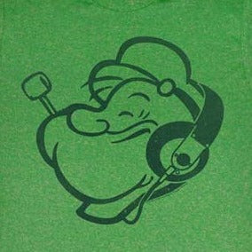 Popeye Headphones T-Shirt product image 2