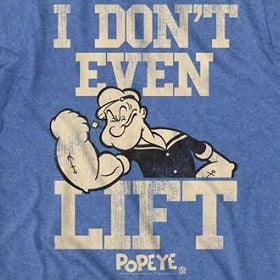 Popeye No Liftin T-Shirt product image 2
