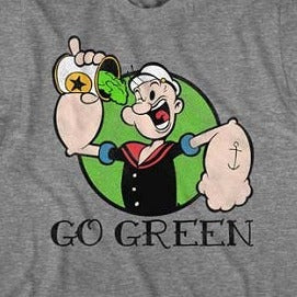Popeye Go Green T-Shirt product image 2