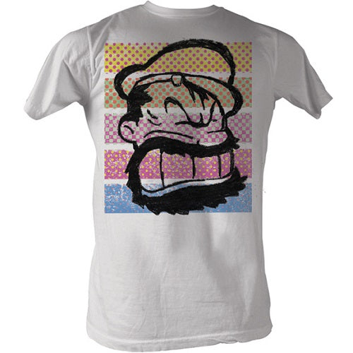 Men's Popeye Brutus Color Stripes Lightweight Tee product image 1