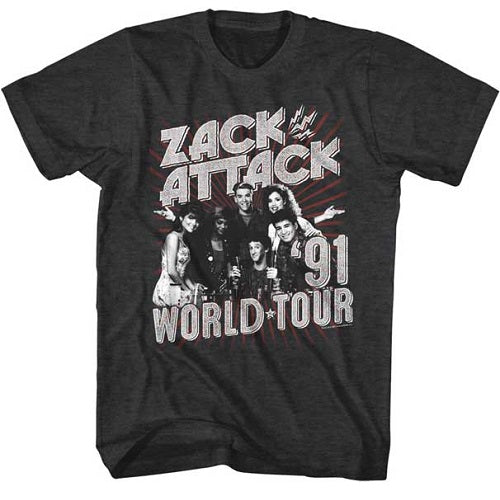 Saved By The Bell Zack Attack World Tour T-Shirt product image 1