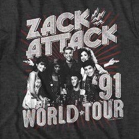 Saved By The Bell Zack Attack World Tour T-Shirt product image 2